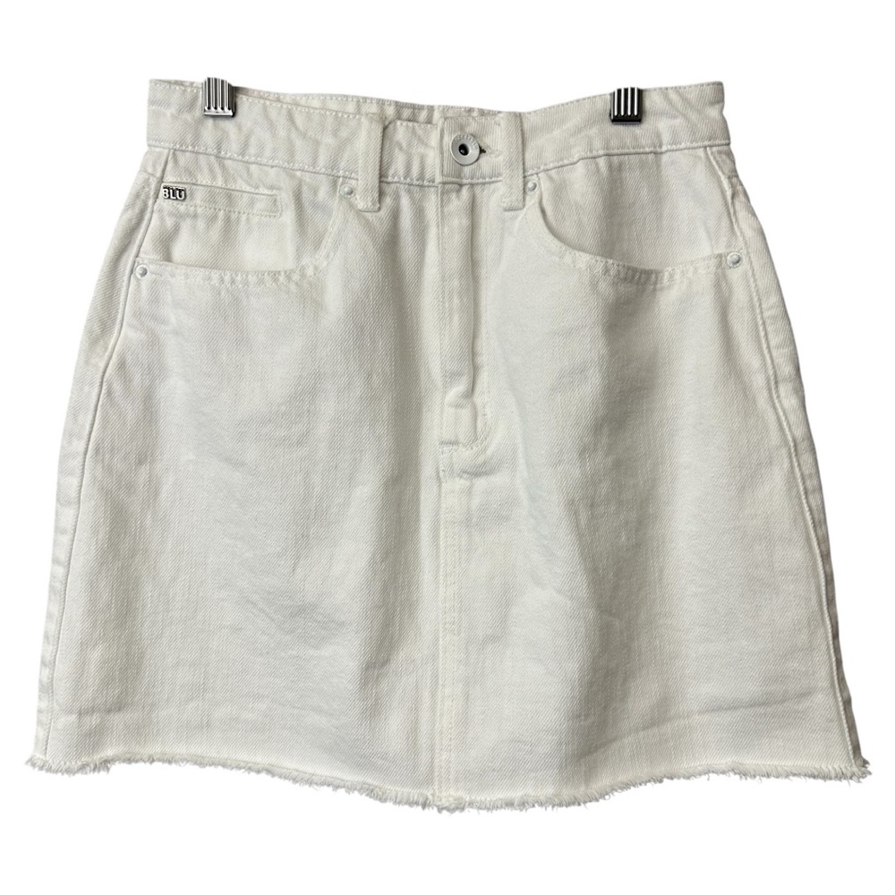 Tractr Blu Denim White Jean Skirt Size 25